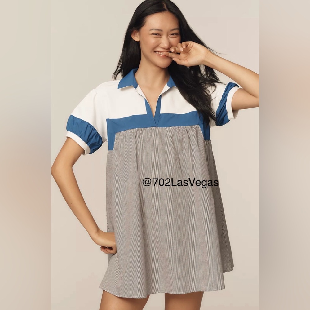 Anthropologie Daily Practice Babydoll dress - Picture 8 of 9